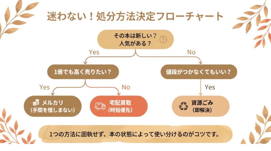 処分方法決定フローチャート
